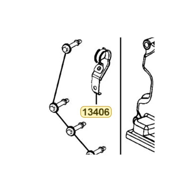 13406-LEA3-900 PLATE FUEL INJECTOR — diagram cutout