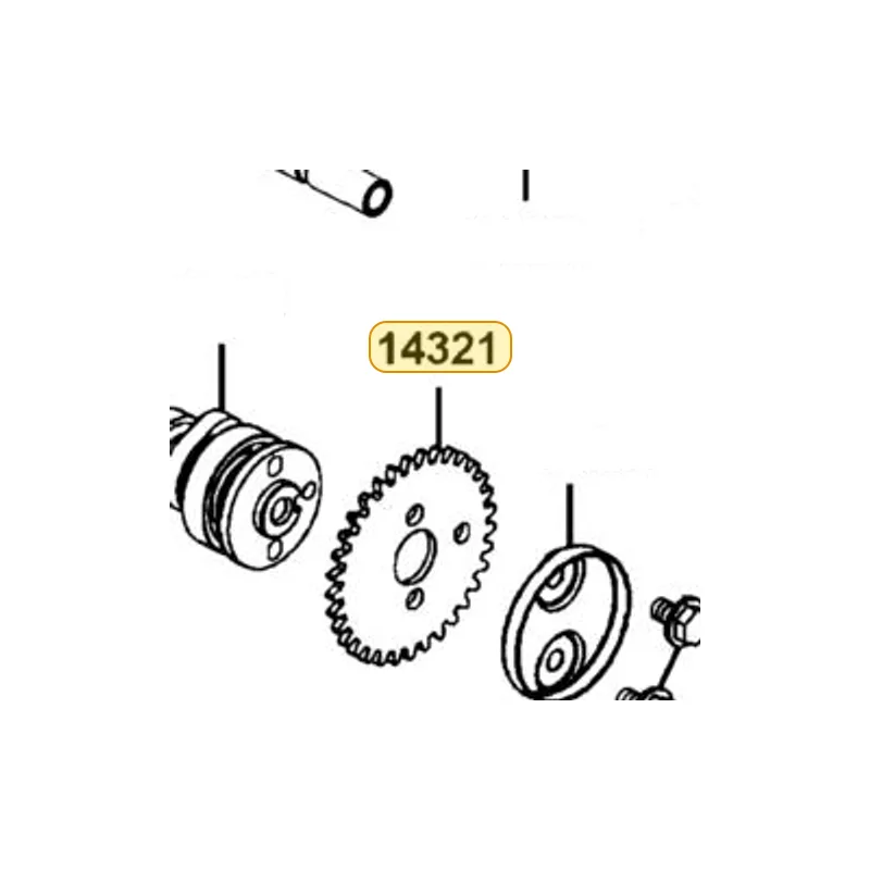 14321-LLF5-900 SPROCKET CAM — diagram cutout