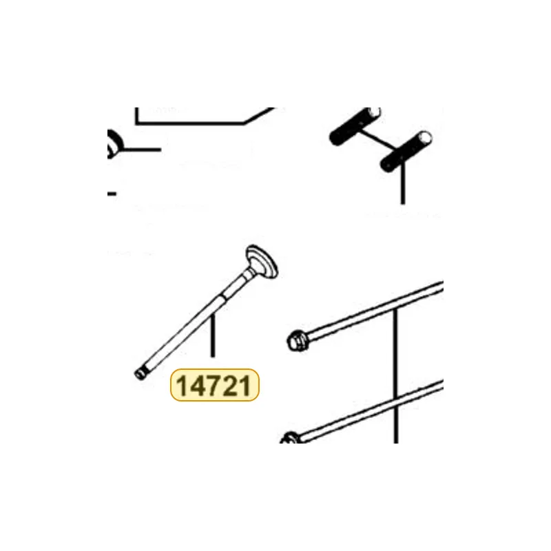 14721-LEA3-900 VALVE EXHAUST — diagram cutout
