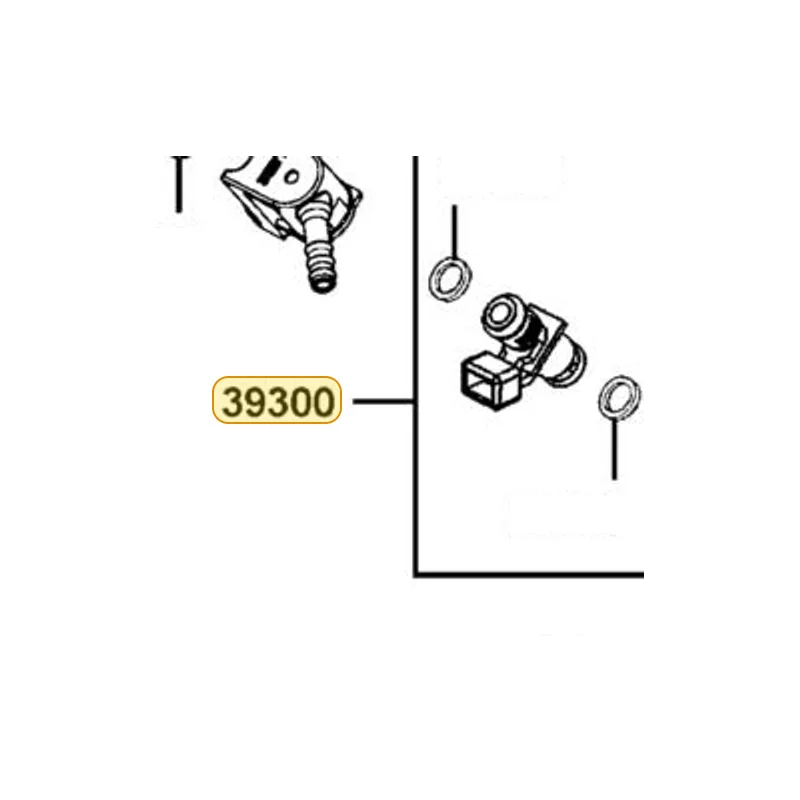 39300-LEA3-900 FUEL INJECTOR — diagram cutout