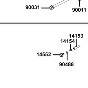 14552-KGBG-900 STOPPER BOLT — diagram cutout