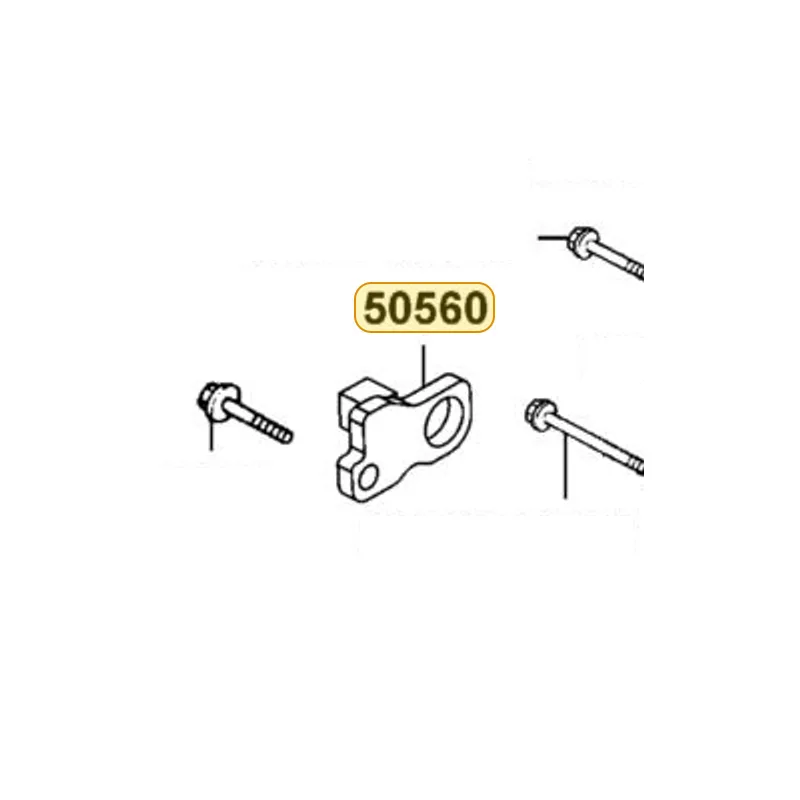 50560-LEA1-900 STOPPER R MAIN STAND — diagram cutout