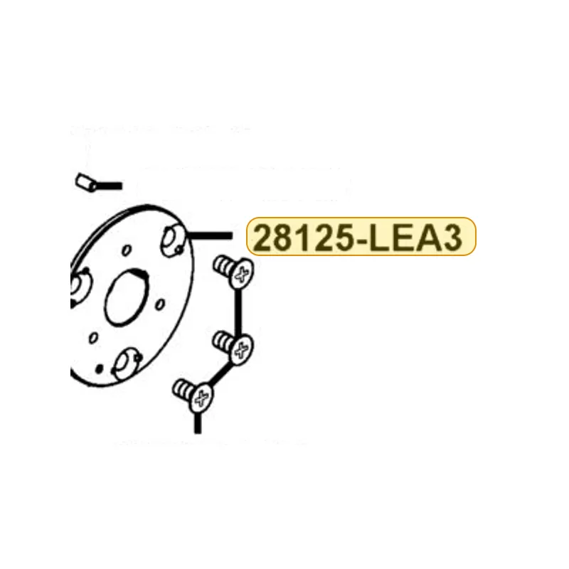 28125-LEA3-910 FLANGE STARTING CLUTCH — diagram cutout