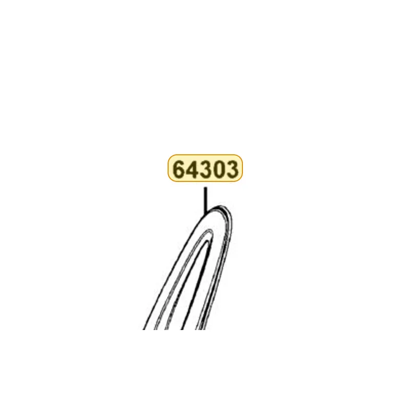 64303-LEA2-900-HXP COVER. TOP FRONT — diagram cutout