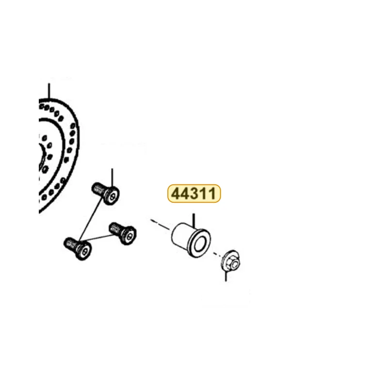 44311-GLW0-901 COLLAR FR WHEEL SIDE — diagram cutout