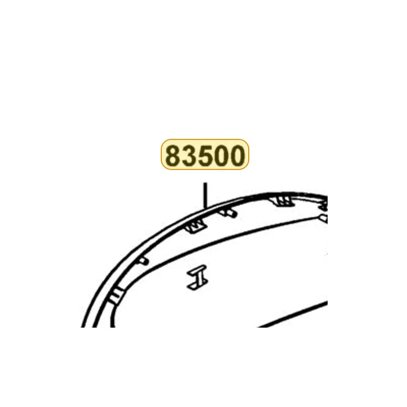 83500-LEA2-900-EHP COVER. R BODY — diagram cutout