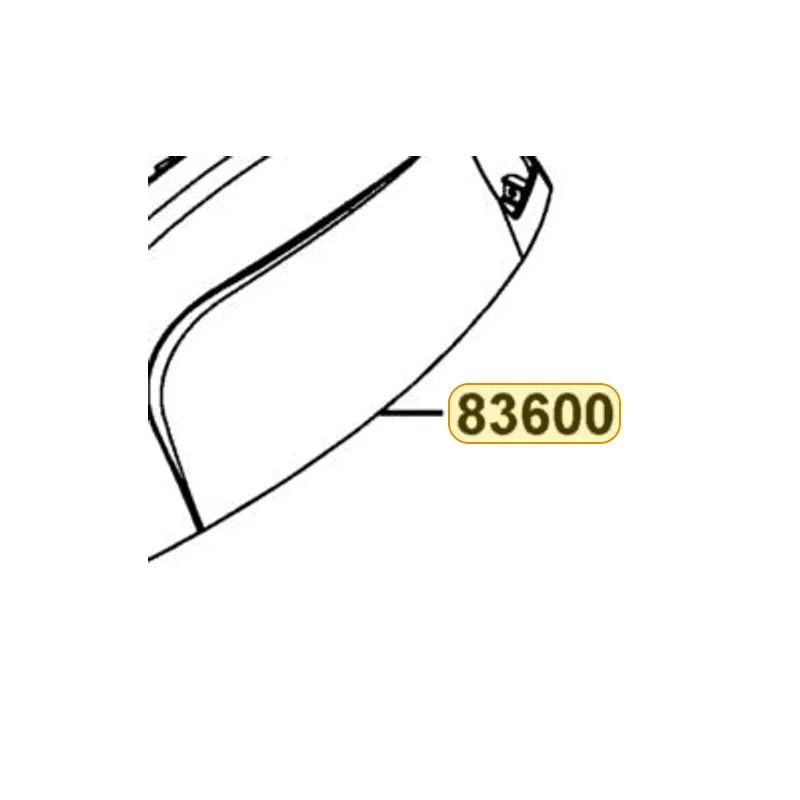 83600-LEA2-900-EHP COVER. L BODY — diagram cutout