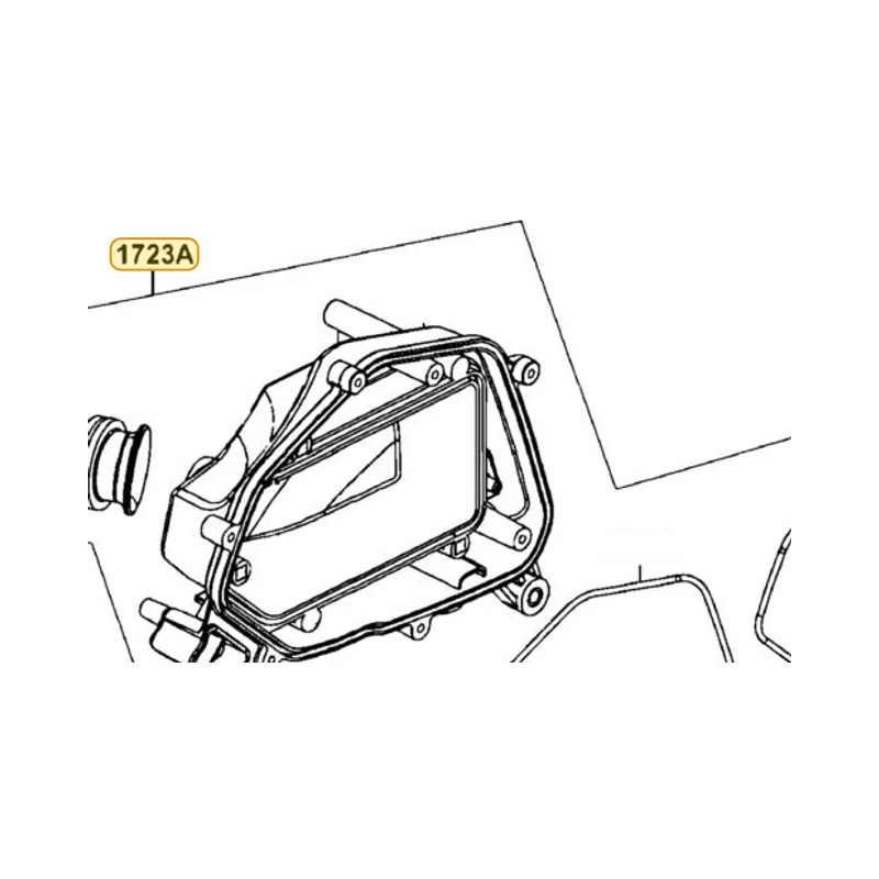 1723A-LEA3-900 CASE ASSY AIR/C — diagram cutout