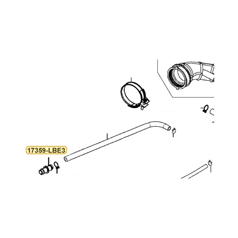 17359-LBE3-900 JOINT BREATHER TUBE — diagram cutout