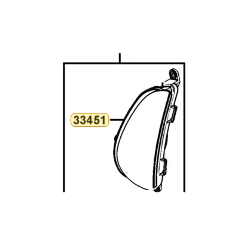 33451-LEA2-900 LENS L FR WINKER — diagram cutout