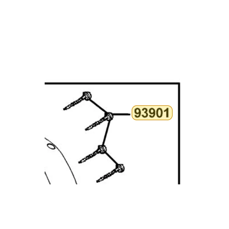 93901-LEA2-307 SCREW PAN 3.5*43 — diagram cutout