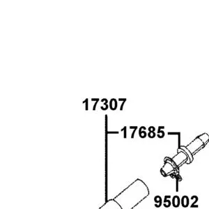 17307-AGJ5-E00 TUBE ASSY — diagram cutout