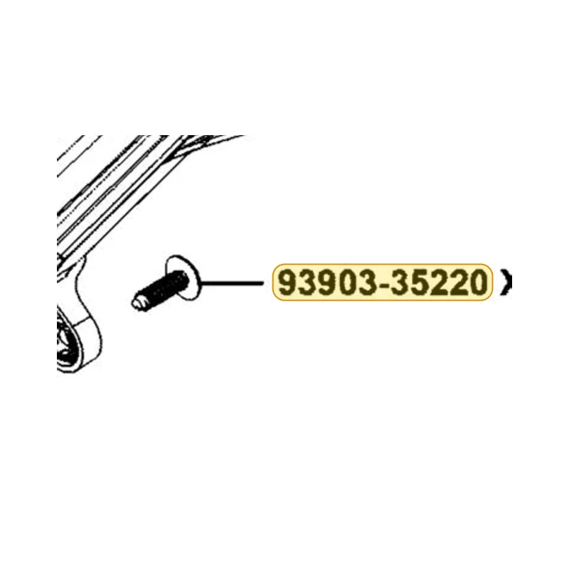 93903-35220-G SCREW TAPPING 5*12 — diagram cutout