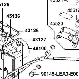 43127-AGJ5-E00 HOSE ASSY RR BRK — diagram cutout