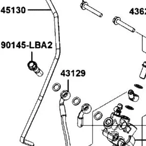 43129-AGJ5-E00 HOSE COMP E BRAKE — diagram cutout