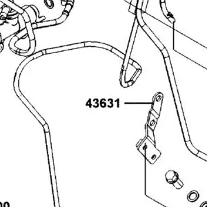 43631-AGJ5-E00 STAY, LH PGV — diagram cutout