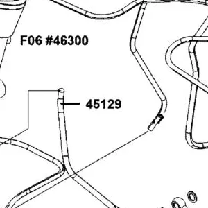 45129-AGJ5-E00 HOSE COMP D, BRAKE — diagram cutout