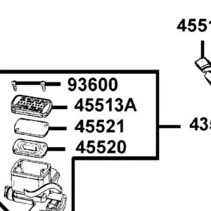 45513-LEA7-E00 CAP MASTER CYLINDER — diagram cutout