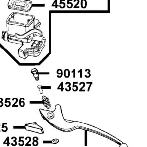 90113-KKA8-900 BOLT L STEERING HANDLE — diagram cutout