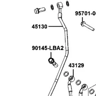 90145-LBA2-E00 OIL BOLT 10*33 — diagram cutout