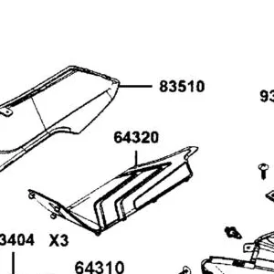 64320-AGJ5-E00-N1R MAT ,R FLOOR (Black) — diagram cutout