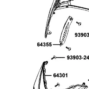 64355-AGJ5-E00-N1R COVER B, R SIDE (Black) — diagram cutout