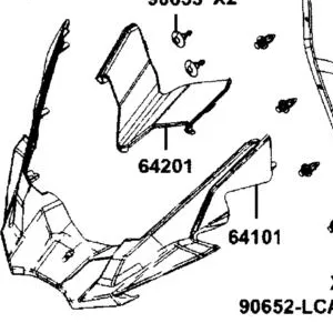64201-AGJ5-E00-QHP COVER C FRONT — diagram cutout