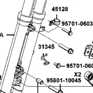 31345-AGJ5-E00 CLIP RH.,FR. BRAKE HOSE — diagram cutout