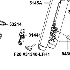 31441-AGJ5-E00 STAY,RH.,FR SPEED SENSOR — diagram cutout