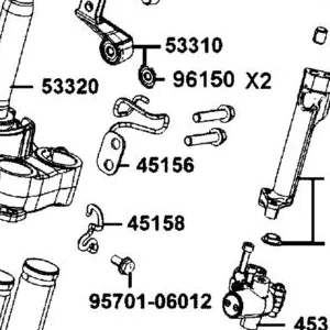 45156-AGJ5-E00 CLIP?????? BRAKE HOSE RH — diagram cutout