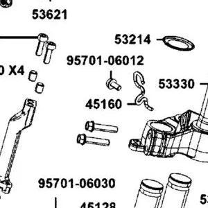 45160-AGJ5-E00 CLIP, LH STEERING — diagram cutout