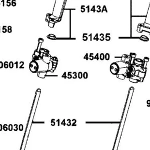 45300-AGJ5-E00 CALIPER R,FR FORK STPR — diagram cutout