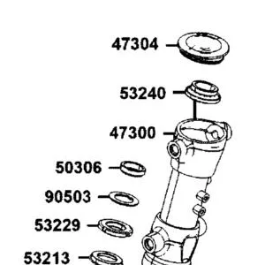 47300-AGJ5-305 SIDE PIPE COMP. LH — diagram cutout