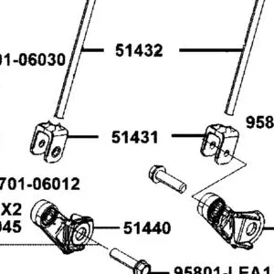 51431-AGJ5-E00 JOINT, FR FORK LOCK — diagram cutout