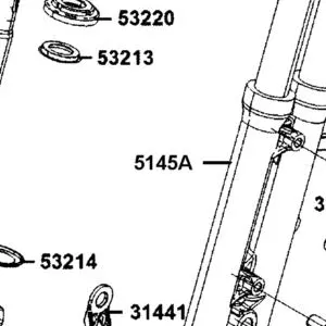 5145A-AGJ5-E00-NEA FORK B SET FR R — diagram cutout