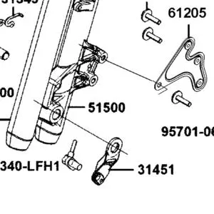 51500-AGJ5-E00-NEA FORK ASSY, FR L — diagram cutout