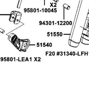 51540-AGJ5-E01 BRKT ASSY, FR FORK LOCK L — diagram cutout