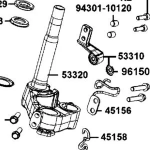 53320-AGJ5-E00 STEM COMP, RH STRG — diagram cutout