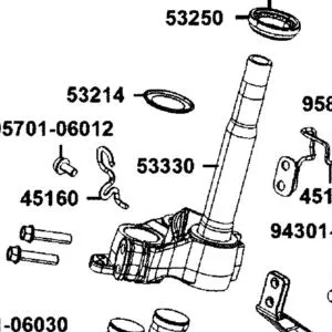 53330-AGJ5-E00 STEM COMP, LH STRG — diagram cutout