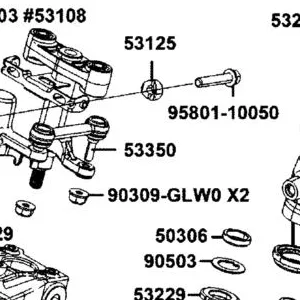 53350-AGJ5-E00 ROD ASSY, HNDL STRG — diagram cutout