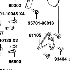 61105-AGJ5-E00 FENDER COVER STAY B, R SIDE — diagram cutout