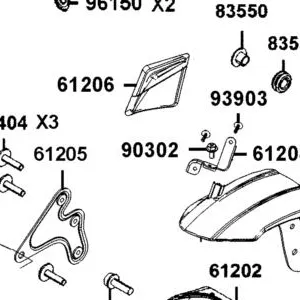 90302-LLB1-E02 BOLT-WASH 5X12(KG) — diagram cutout