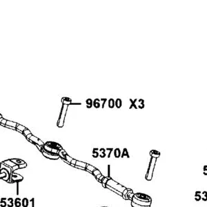 96700-08040-08G SOCKET BOLT, 8X40 — diagram cutout