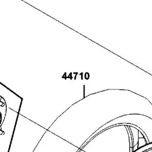 44710-AGJ5-E00 TIRE. FR 110/70-13 48S — diagram cutout