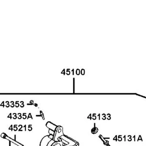 45100-AGJ5-E00-J2A CALIPER ASSY, FR R — diagram cutout