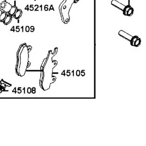 45105-AGJ5-305 PAD SET — diagram cutout