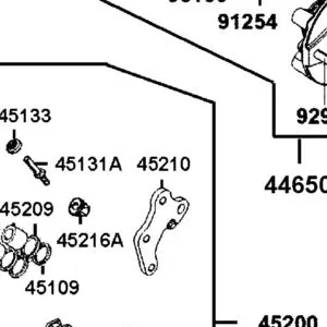 45210-AGJ5-305 BRACKET SET L — diagram cutout