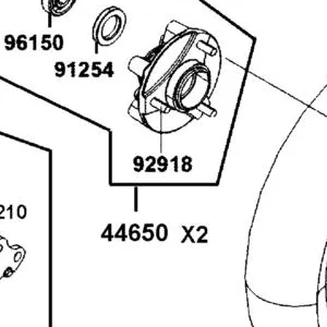 92918-AGJ5-E00 BOLT STUD II 10X21 — diagram cutout