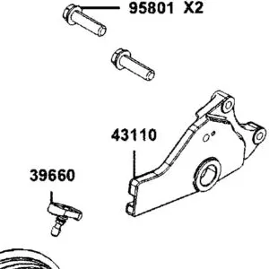 43110-AGJ5-E00-NEA HOLDER, RR CALIPER — diagram cutout