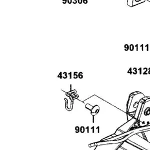 43156-AGJ5-E00 CLIP A, RR BRK HOSE — diagram cutout